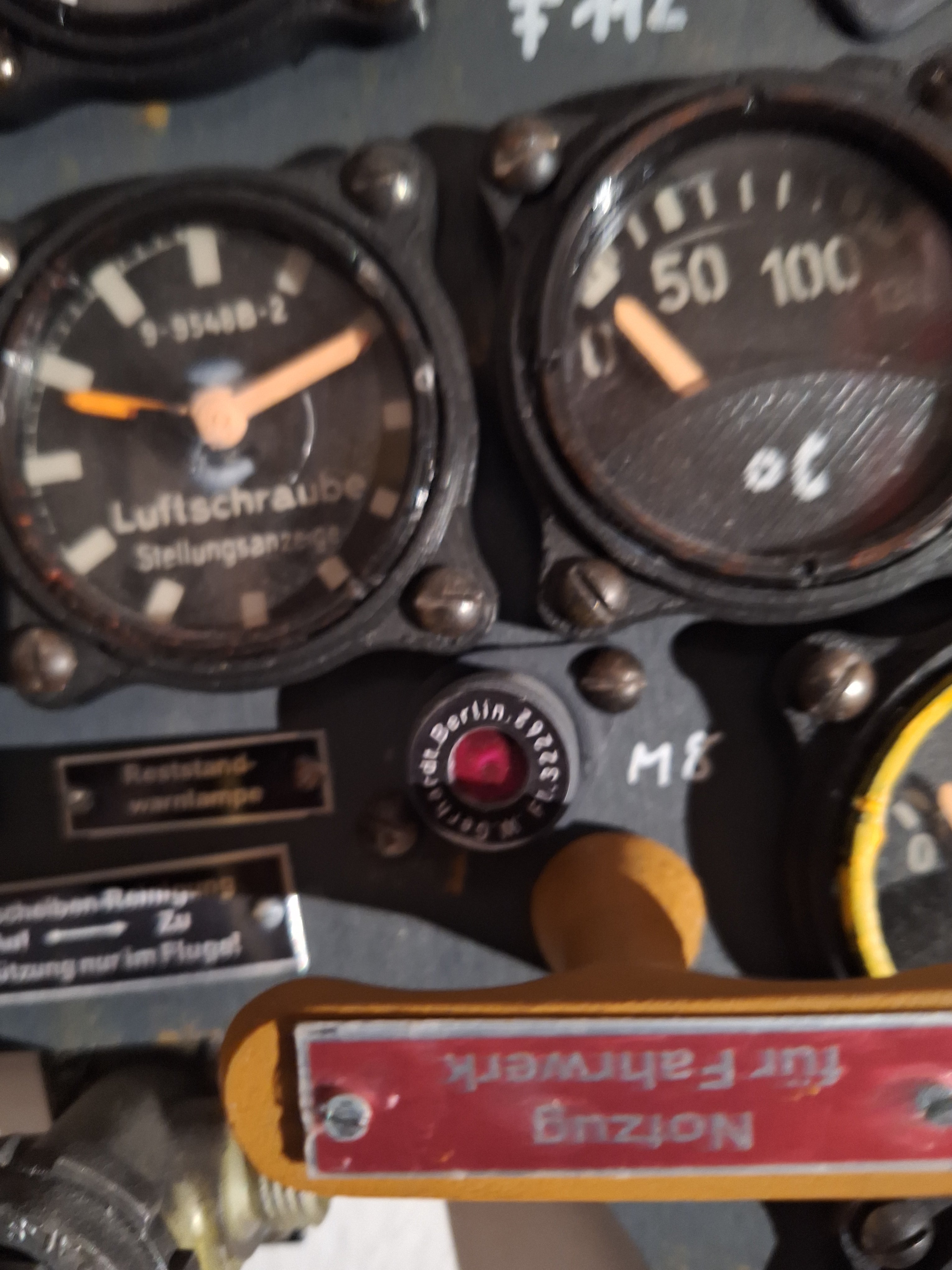 Instrument Panel of the Messerschmitt Bf 109 G-6