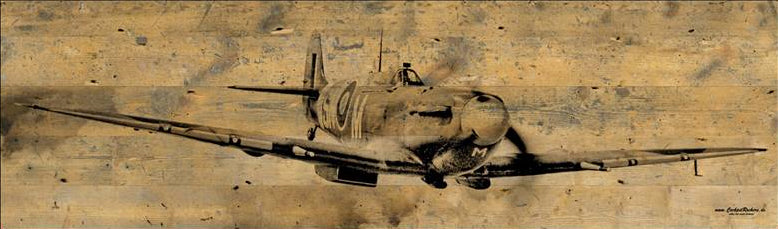 Holzdruck Spitfire