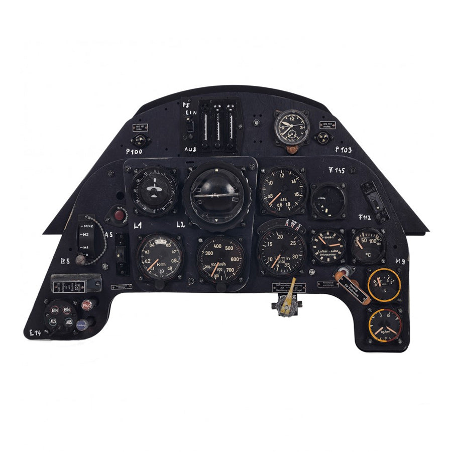 Gerätebrett Messerschmitt BF 109  in Originalgröße 1:1