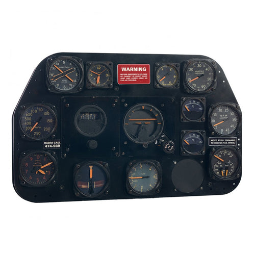 Gerätebrett P-51 Mustang  in Originalgröße 1:1