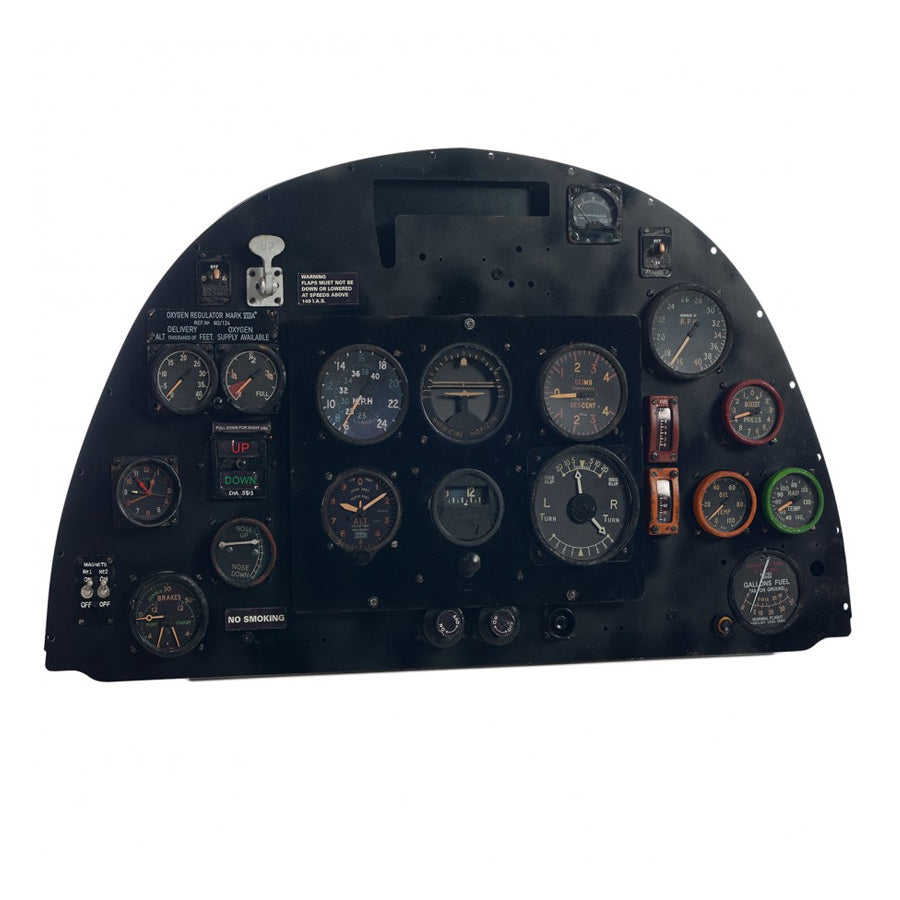 Gerätebrett Supermarine Spitfire in Originalgröße 1:1