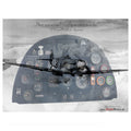 Poster Art Supermarine Spitfire in Original Größe 1:1